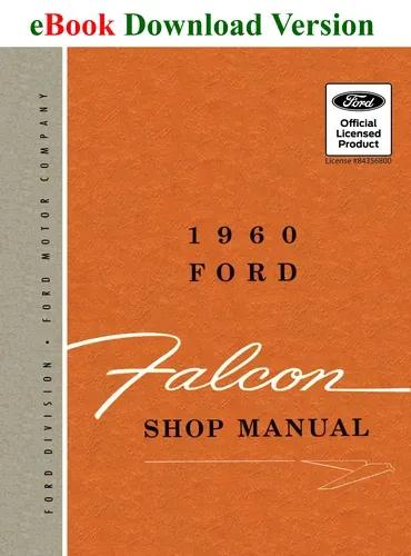1960 Ford Falcon Shop Manual - Ford Shop Manual Cover
