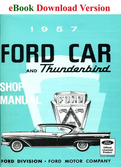 1957 Ford Car and Thunderbird Shop Manual