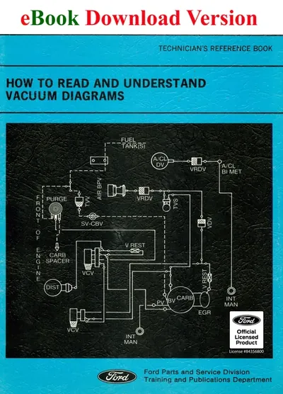 How to Read and Understand Vacuum Diagrams - Ford Shop Manual Cover
