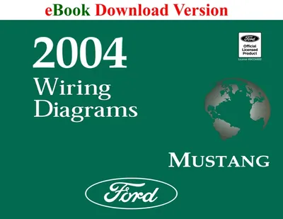 2004 Mustang Wiring Diagrams - Ford Shop Manual Cover