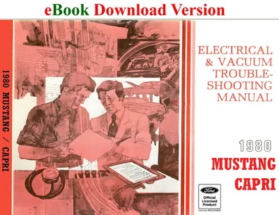 1980 Mustang/Capri Electrical & Vacuum Trouble-Shooting Manual (EVTM) - Ford Shop Manual Cover