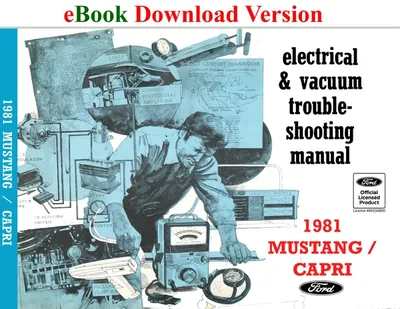 1981 Mustang/Capri Electrical & Vacuum Trouble-Shooting Manual (EVTM) - Ford Shop Manual Cover