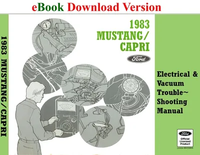 1983 Mustang/Capri Electrical & Vacuum Trouble-Shooting Manual (EVTM) w/ SUPPLEMENT - Ford Shop Manual Cover