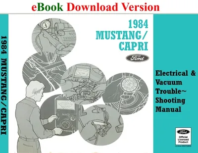 1984 Mustang/Capri Electrical & Vacuum Trouble-Shooting Manual (EVTM) - Ford Shop Manual Cover