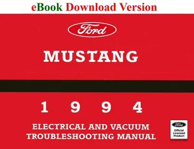 1994 Mustang Electrical and Vacuum Trouble-Shooting Manual (EVTM) - Ford Shop Manual Cover