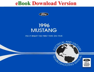1996 Mustang Electrical and Vacuum Trouble-Shooting Manual (EVTM) - Ford Shop Manual Cover