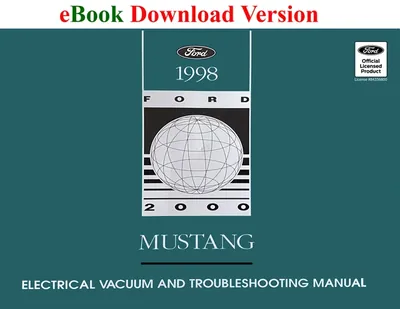 1998 Mustang Electrical & Vacuum Trouble-Shooting Manual (EVTM) - Ford Shop Manual Cover