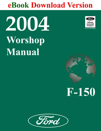2004 Ford F-150 Truck Workshop Manual - Ford Shop Manual Cover