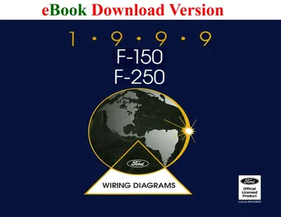 1999 Ford F-150 F-250 Truck Wiring Diagrams - Ford Shop Manual Cover