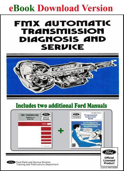 FMX Automatic Transmission Diagnosis, Service, and Training Manual - Ford Shop Manual Cover