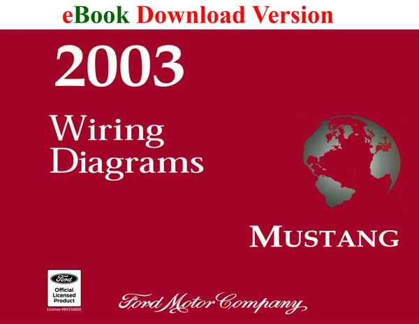 2003 Mustang Wiring Diagrams - Ford Shop Manual Cover