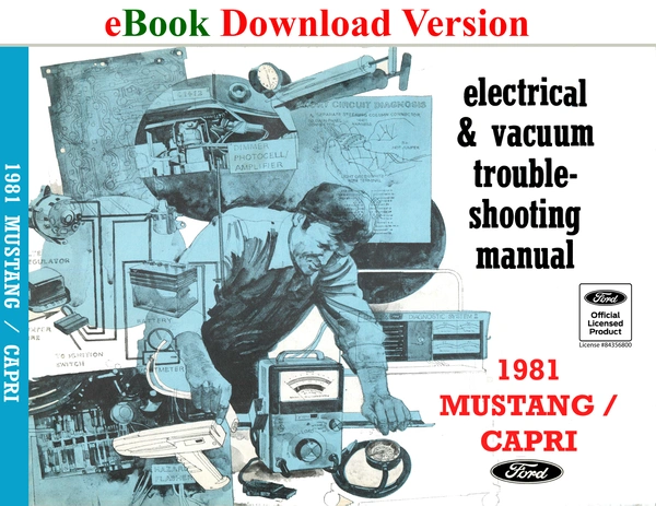1981 Mustang/Capri Electrical & Vacuum Trouble-Shooting Manual (EVTM) - Ford Shop Manual Cover