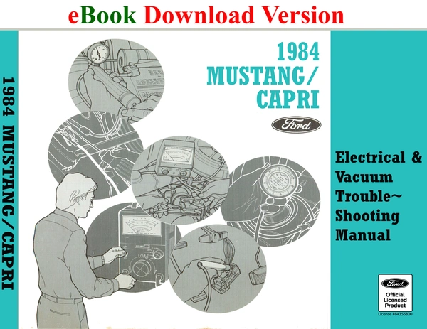 1984 Mustang/Capri Electrical & Vacuum Trouble-Shooting Manual (EVTM) - Ford Shop Manual Cover
