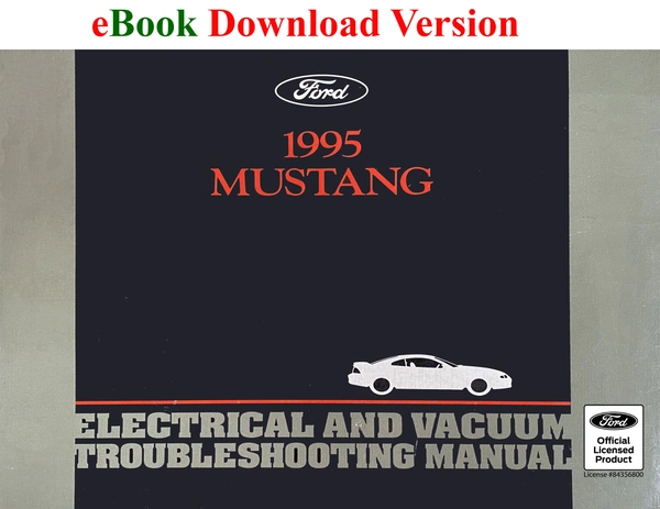 1995 Mustang Electrical and Vacuum Trouble-Shooting Manual (EVTM) - Ford Shop Manual Cover