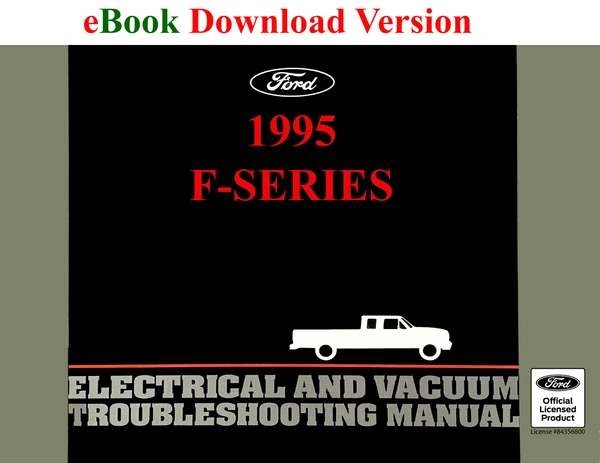 1995 F-Series Electrical and Vacuum Troubleshooting Manual (EVTM) - Ford Shop Manual Cover