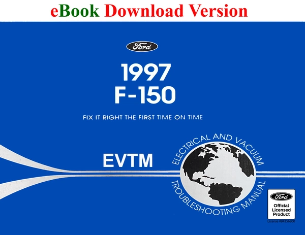 1997 Ford F-150 Truck Electrical and Vacuum Troubleshooting Manual (EVTM) - Ford Shop Manual Cover